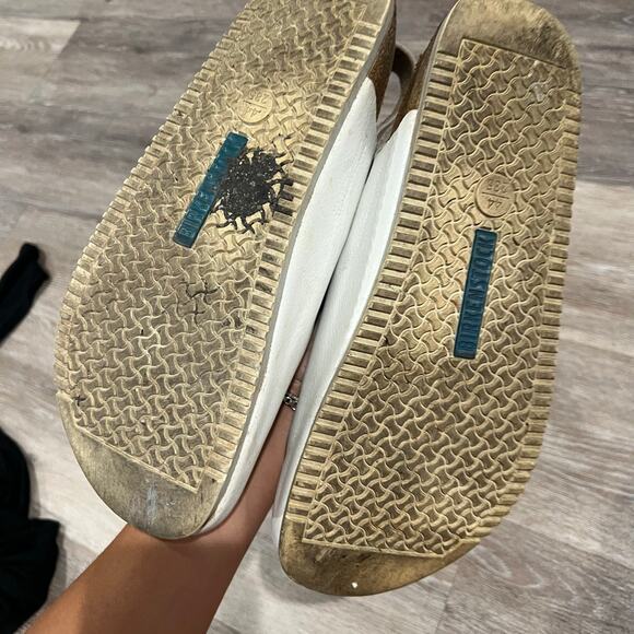 Birkenstock Tokio White Leather Big Buckle Clogs 11-11.5 - Picture 6 of 6